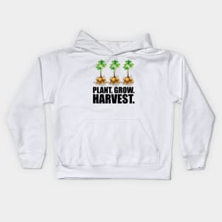 Potato farmer - Plant. Grow. Harvest. Kids Hoodie